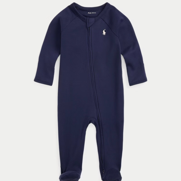 Cotton Interlock Footed Coverall