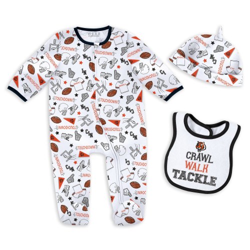 Newborn & Infant Cincinnati Bengals WEAR by Erin Andrews Sleep & Play Set