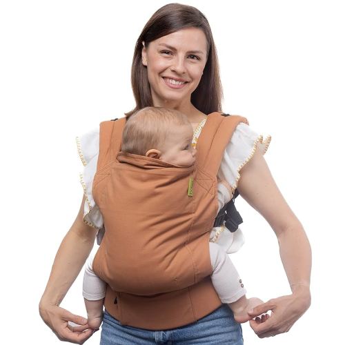 Boba Baby Carrier Classic - Backpack or Front Pack Baby Sling for 7 lb Infants and Toddlers up to 45 pounds (Fox)