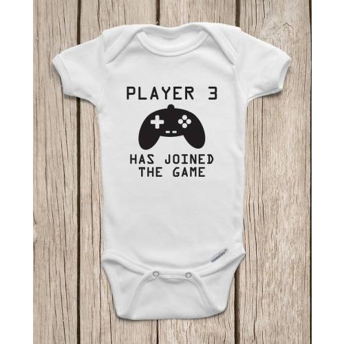 Newborn Player 3 Has Joined the Game ONESIES