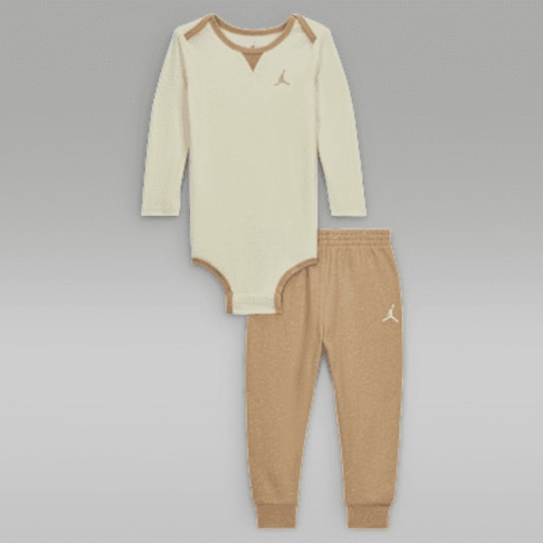 Jordan Baby (6-12M) 2-Piece Rib Nep Bodysuit Set