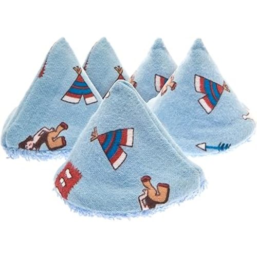 Washable Cotton Pee-Pee Teepees That Shield Baby Boys Pee During Diaper Changes. Makes a Great add-on Gift for a Baby Shower Thanks to its Fun, Gift-Ready Store Packaging. 5 Pack. Western