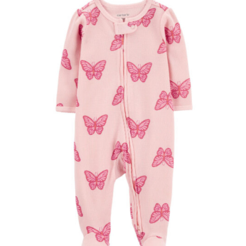Baby Butterfly 2-Way Zip Thermal Sleep & Play