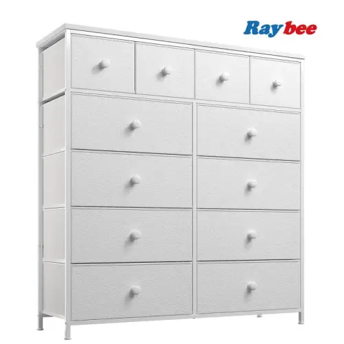 RaybeeFurniture 12 Drawer Dresser, Sturdy Metal Frame&Wooden - TikTok Shop