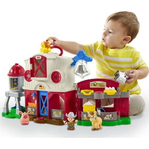 Little People Caring for Animals Farm Smart Stages Playset