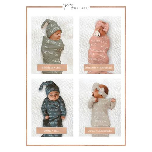 NEW! BABY NAME Swaddle - Baby Boy Swaddle Hat Headband Personalized Newborn Baby Girl Coming Home Outfit Hospital Photo Receiving Blanket - Etsy