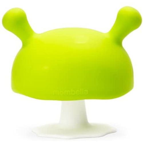 Mombella Mimi The Mushroom Super Soft Silicone Baby Soothing Teether Toy, Pacifier &Breast Shape for Sucking Stage, Prevent Finger Chewing & Falling Down, for 0m+