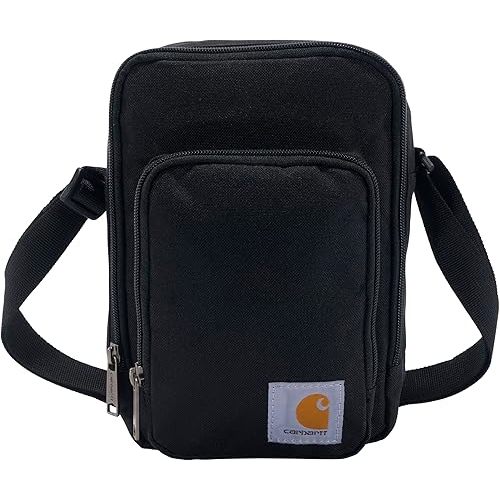 Carhartt Crossbody Zip Bag, Durable, Adjustable Crossbody Bag with Zipper Closure for Men and Women