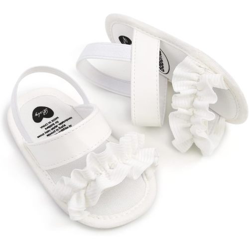 Infant Baby Boys Girls Summer Sandals Party Wedding Dress Flats Shoes Newborn Crib Shoes First Walkers Prewalkers 0-18 months