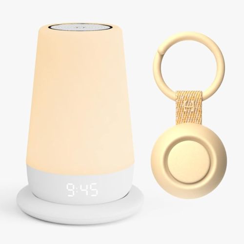 Rest+ 2nd Gen Baby Sleep Bundle includes Hatch Rest+ 2nd Gen and portable Rest Go | Sleep Sounds for Nursery, Travel and Registry (Honey)