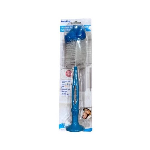 Babyking Suction Base Bottle Brush with Nipple Cleaner.
