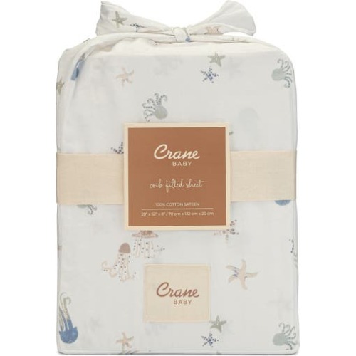 Cotton Sateen Fitted Crib Sheet