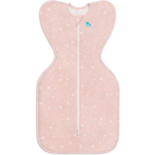 Love to Dream Swaddle UP, Silky-Lux 1.0 TOG, Super Soft, Luxurious 100% Viscose from Bamboo, Allow Baby to Sleep in Their Preferred Arms Up Position, Snug Fit Calms Moro Reflex, 8-13 lbs, Pink