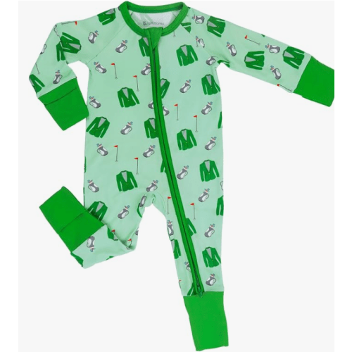 LollyBanks Baby Pajamas, Long Sleeve Baby Romper with 2-Way Zipper, 95% Viscose from Bamboo and 5% Spandex, Infant Sleepers