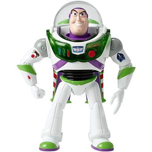 Disney Pixar Toy Story 4 Blast-Off Buzz Lightyear Figure, 7 in / 17.78 cm-Tall, with Lights, Phrases, Sounds and Pop-Out Wings, Gift for Kids 3 Years and Older [Amazon Exclusive]