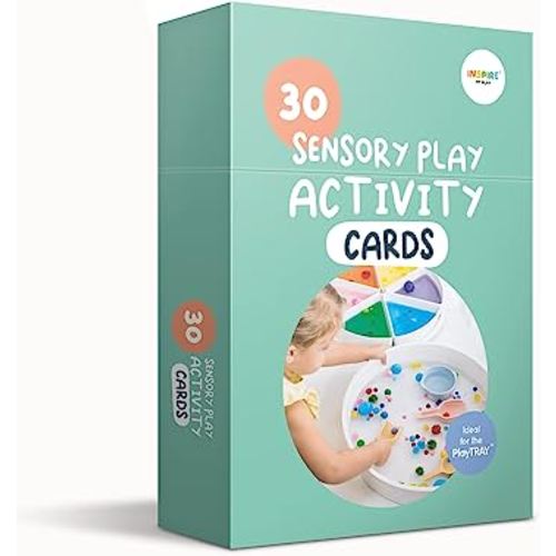Inspire My PLAY - 30 x Sensory Play Activity Cards - Inspiration for Creative Play Activities - Sensory Cards for Toddler Learning