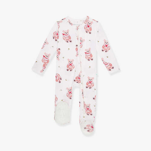 Theodoromeo Footie Zippered One Piece