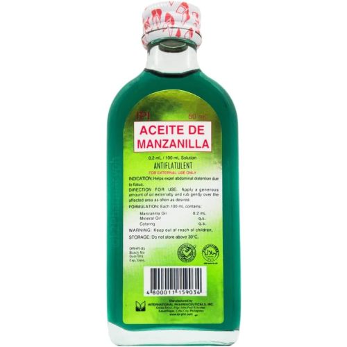 IPI Massage Oil - Aceite De Manzanilla, Chamomile, 50 Milliliters