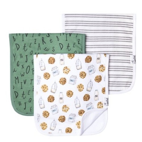 Copper Pearl Burp Cloths - 3pc, Color: Chip