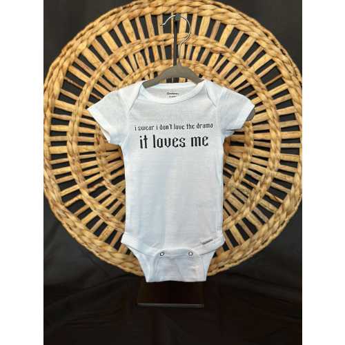 Reputation themed baby onesie
