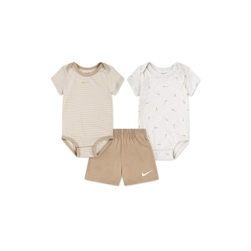 Stripe Swooshfetti 2-Pack Bodysuits & Shorts Set