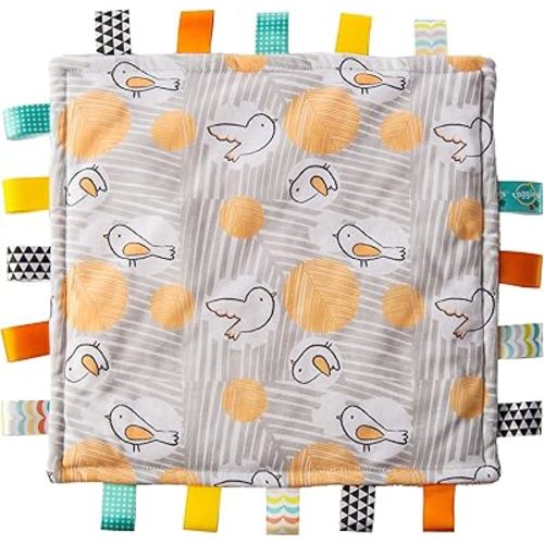 Taggies Original Blanket, 12 X 12", Comfy Birds (41510)