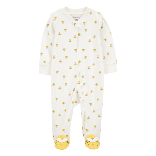 Baby Bee 2-Way Zip Cotton Sleep & Play Pajamas - Carter's | Carter's