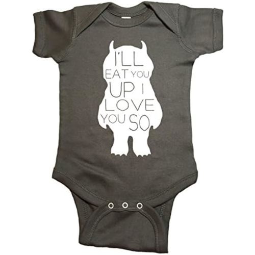 Where The Wild Things are Baby One Piece Love You So Bodysuit