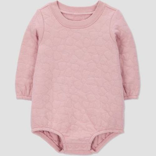 Carter's Just One You® Baby Girls' Quilted Bubble Romper - Pink