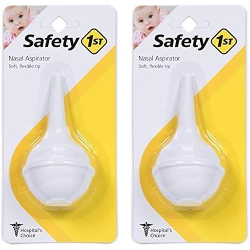 Safety 1st Newborn Nasal Aspirator, White, One Size (Pack of 2)