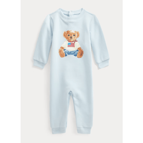 Polo Bear Fleece Coverall | 6M