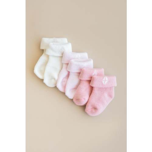 Baby 3-Pack Socks in Pastel