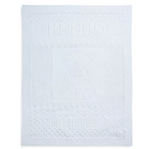 Ralph Lauren Unisex Pointelle Knit Organic Cotton Blanket - Baby