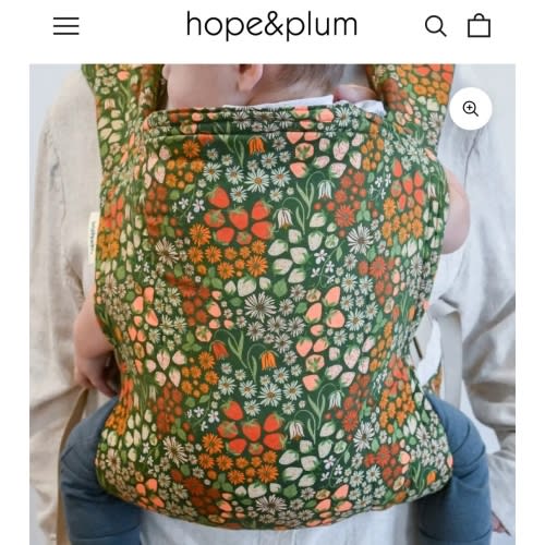 Strawberry Baby Carrier | Ergonomic Soft Structured Carrier