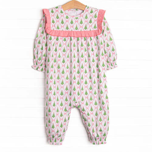 Forest of Firs Romper, Pink – Stitchy Fish