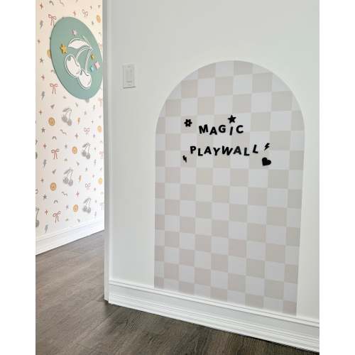 MEGA Magic Playwall - Arch Magnetic Wall Decal for Kids