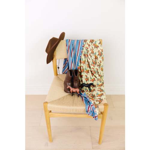Cowpoke + Old Timer- Bamboo Blanket by Bronze Moon Clothing Co