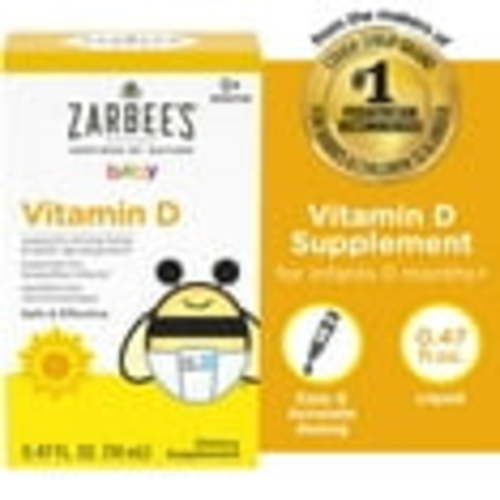 Zarbee's Baby Vitamin D Supplement, 0.47 Fl. Ounces (1 Box)