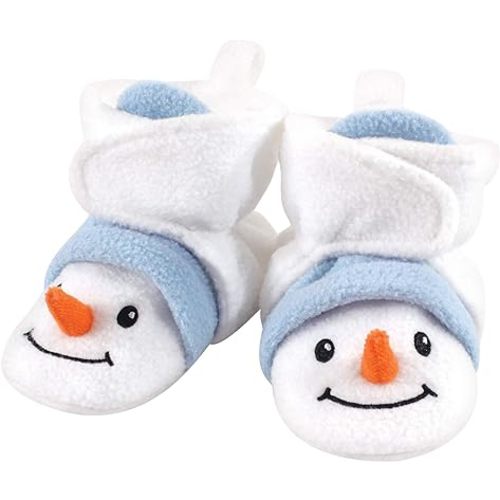 Hudson Baby Unisex-Child Cozy Fleece Booties Winter Accessory Set