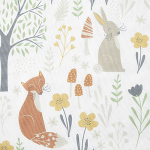 Forest Animals Print Sherpa Stroller Blanket | The Company Store