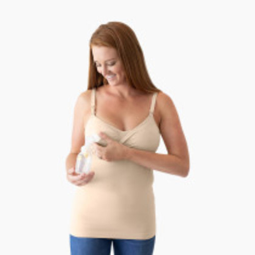 Kindred Bravely Sublime Hands Free Pumping Tank - Beige, Large