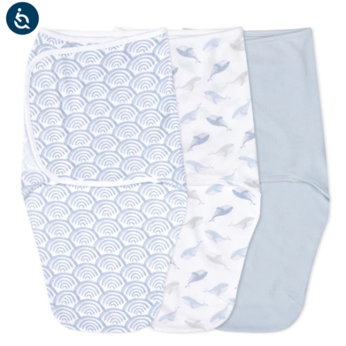 At Sea Easy Swaddle With No Zipper 0-3M | aden + anais