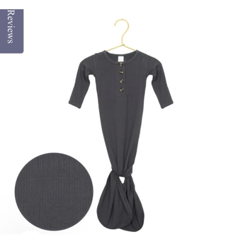 Hudson Ribbed Knotted Gown – Lou Lou & Company