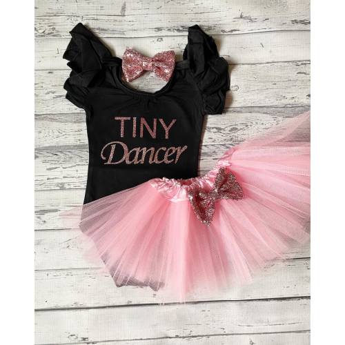 Tiny Dancer Baby Girl Outfit Dance Class Leotard Dance Shirt Tutu Toddler Girl Baby girl Clothes Baby Girl Leo Baby Shower Gift Ballerina