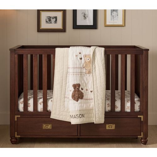 Teddy Bear Baby Quilt | Pottery Barn Kids