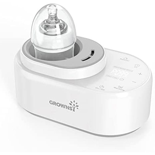 Baby Bottle Warmer Water-Free Fast Milk Warmer Baby Food Heater & Dryer for Breastmilk & Formula with Precise Temperature Control & Timer