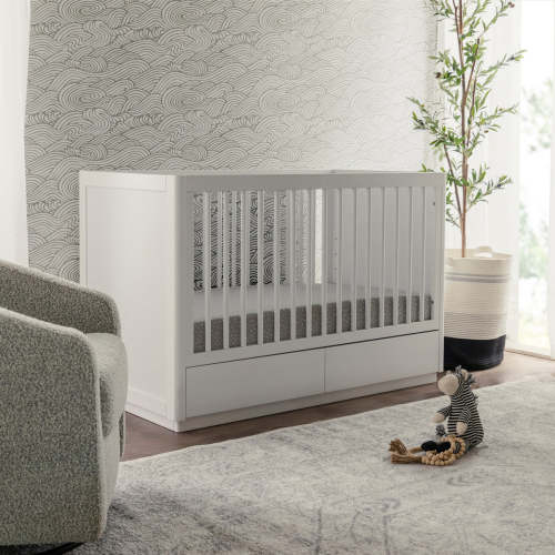 Babyletto Bento 3-in-1 Convertible Storage Crib | Washed Natural