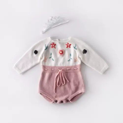 Baby Girl Flowers Bodysuit