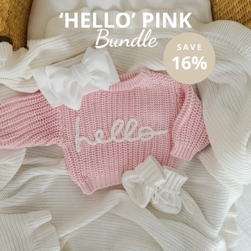 'HELLO' Bundle | Pink