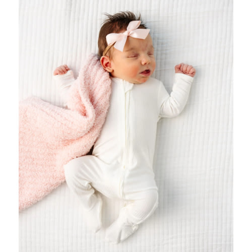 Wren Ribbed Zipper Footies